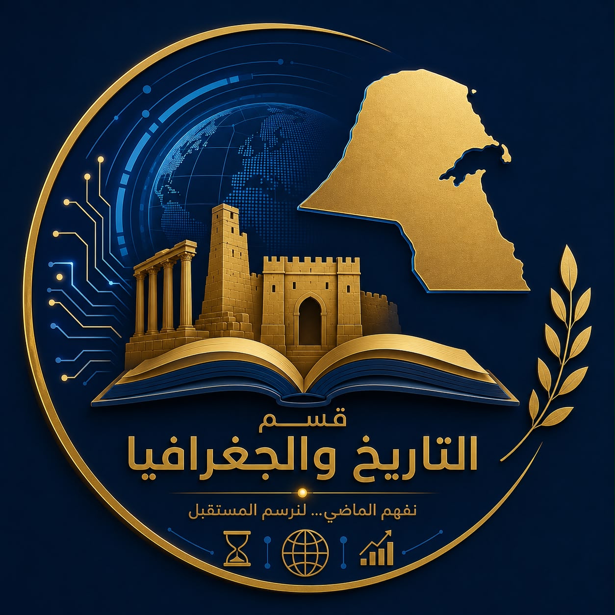 شعار قسم التاريخ والجغرافيا